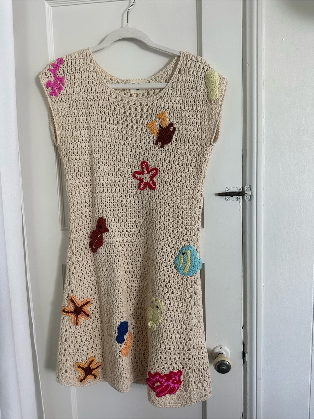 Tach Naroa Crochet Mini Dress
